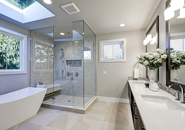 Expertly Renovated Bathroom — Paxi Homes | New Homes in Macquarie